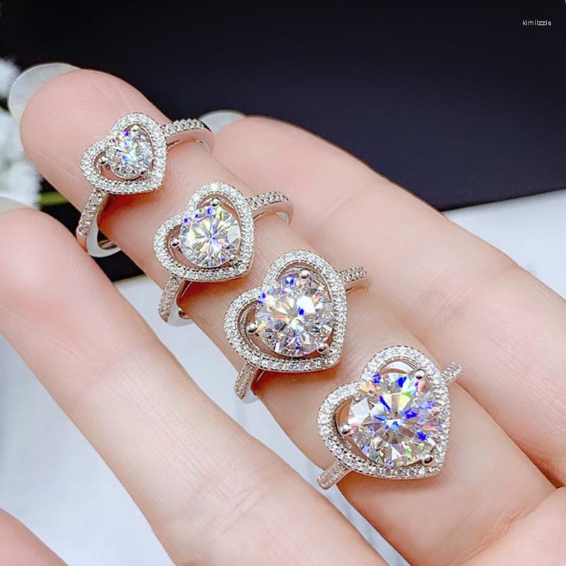 

Wedding Rings CAOSHI Stylish Bands Elegant Female Engagement Ceremony Jewelry Delicate Design Chic Gift Heart