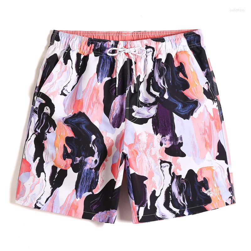 

Men' Shorts G52 Abstract Art Men Board Beach Swim Bikinis Briefs Party Sexy Surf Swimsuits Plus Size Fitness Sports, H1456