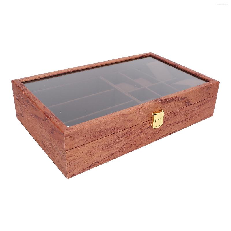 

Watch Boxes 6 3 Slot Box Jewelry Storage Case Organizer Display Container T