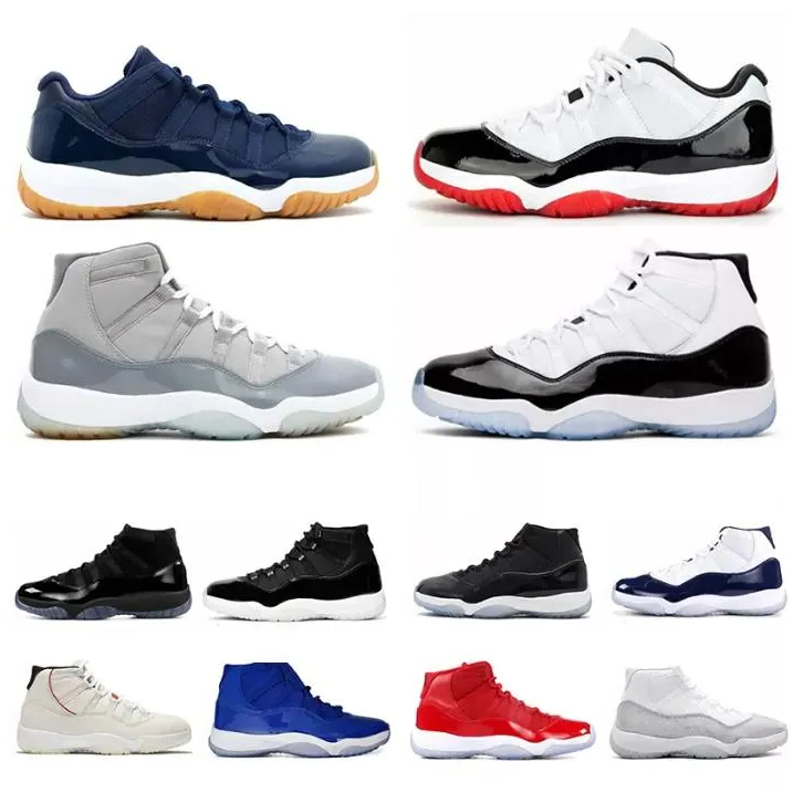 

Fashion Basketball Shoes High 11s Trainer Sneakers Legend Blue Jumpman 11 Space Jam Gamma Easter Concord Low Columbia White Red Brand Jubilee Pantone Bred 36-46, 30