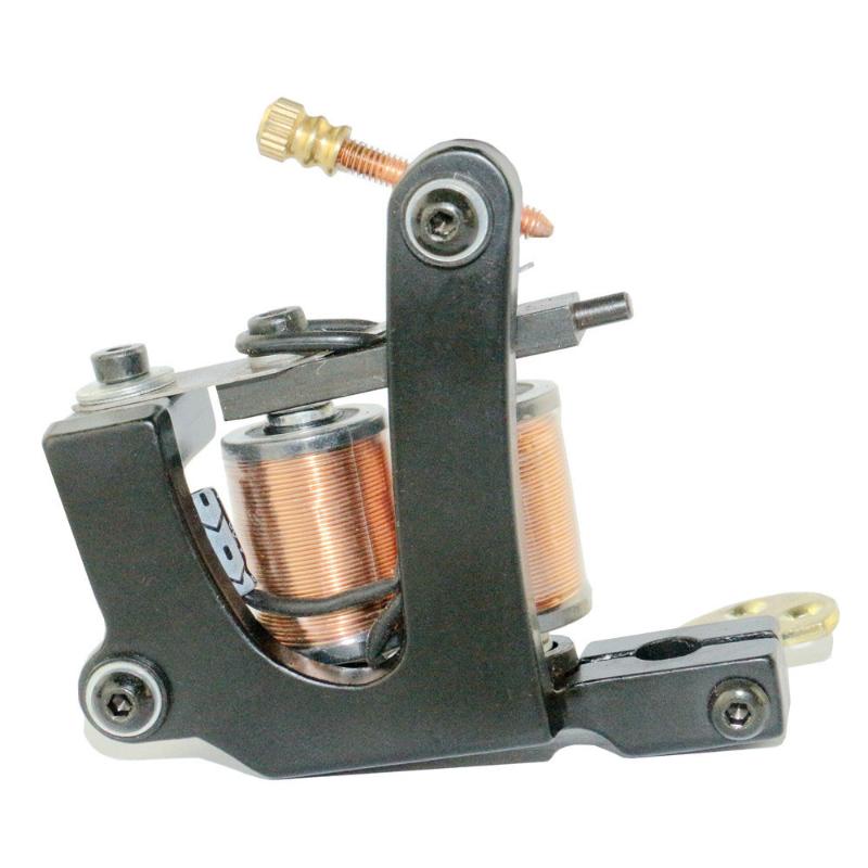 

Tattoo Machine Professional 10 Warp Coil Handmade Carbon Steel Gun For Shader Liner