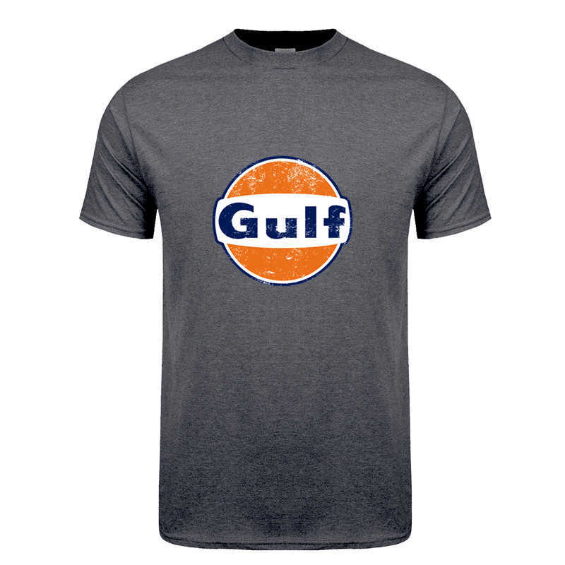 

Men's T-Shirts Summer Gulf Oil T Shirts Fashion Short Sleeve Cotton O-neck Gulf T-shirt L230217, White