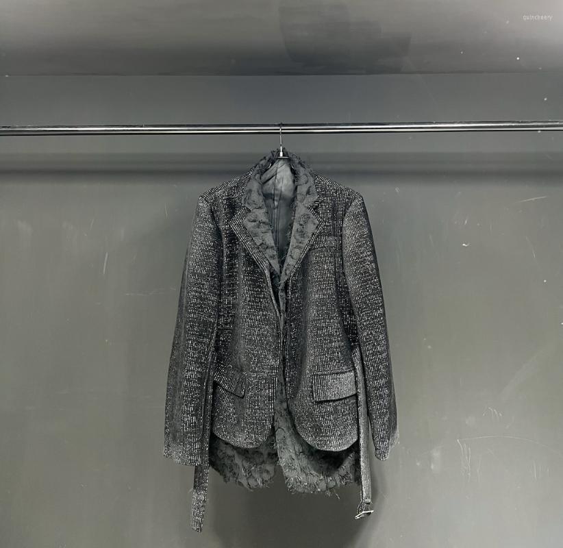 

Men's Jackets T11405 Fashion Men's Coats & 2023 Runway Luxury European Design Party Style Clothing, Picture shown