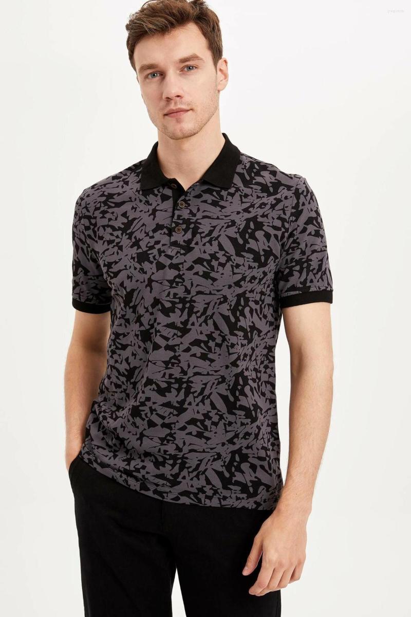 

Men's Polos DeFacto Man Polo T-Shirt-K4619AZ19SM, Black