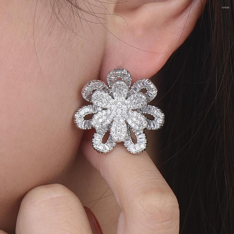 

Stud Earrings JIMBORA Sweet Cute Romantic Noble Luxury For Girl Daily Life Accessories Women Birthday Festival Jewelry