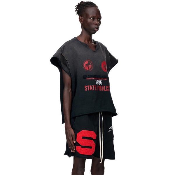 

23SS Sweatshirt Short High Street Suit Summer Vintage Washed Clothes