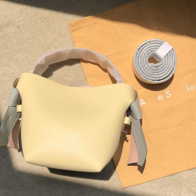 

bag high-quality Designer acne design handbag women's new shoulder bag simple butterfly mini bucket luxury women VHTD 5ENI, Black medium size