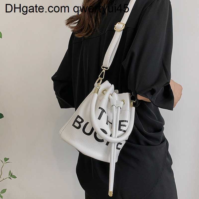 

qwertyui45 Shoulder Bags Bags Fashion Tote Bucket for Women Designer Drawstring Shoulder Cute Ladies Crossbody Vintage Shopper Purses Ins 021723H, Blue1