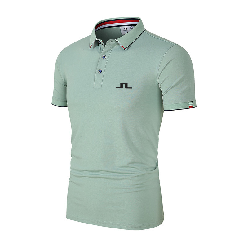 

Men' Polos Summer Men' Golf Shirts Quick Dry Breathable Polo Shirts Polyester/Spandex Short Sleeve Tops Golf Suits T-Shirts Men 230217, Black