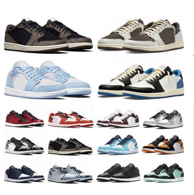 

new styles travis scotts Low Dress Shoes Sports Sneakers Reverse Mocha Fragment Dark White Camo Wolf Grey Paint Bred Diamond Twist Mens Drip Trainers, #24