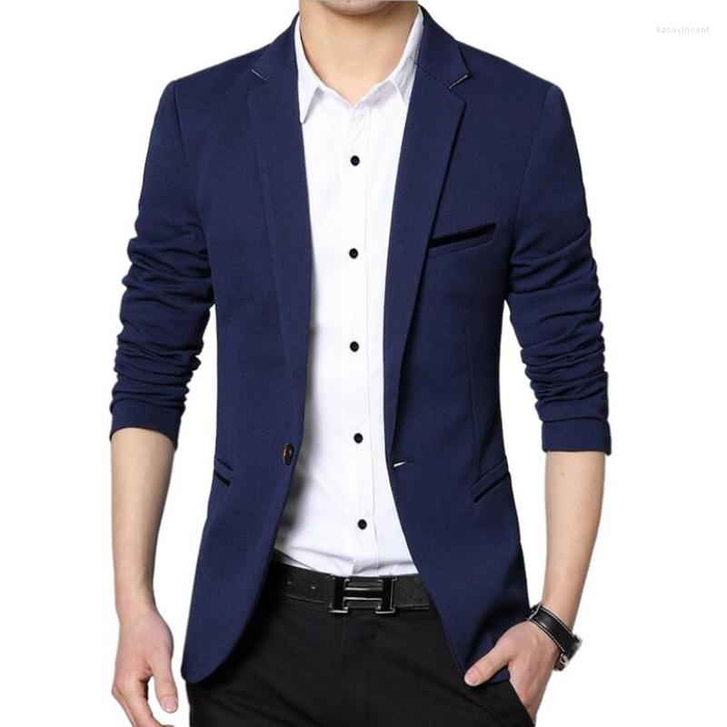 

Men's Suits Brand Men Blazers Business Casual Suit Office Single Breasted Multi-Color Asia Size M-6XL, Black