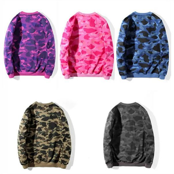 

2023 Fashion Hoodie Shark Coat Sweaters Sweatshirt Hip Hop Black and Pink Color Letter Brand Print Size -2XL Camouflage Loose Sweater Womens Wear Mens Hoodies, Add postage