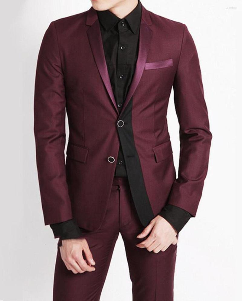 

Men's Suits Suit Men Male 2 Piece Business Casual Blazer Wedding Prom Dinner Groomsman Tuxedo(Jacket Pants Tie), Dark grey