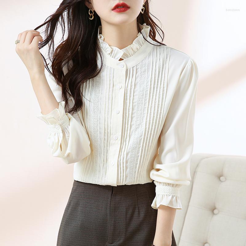 

Women' Blouses Elegant Casual Women' Ladies Shirts Blusas Mujer 2023 Spring Autumn Long Sleeve Causal Tops, Multi