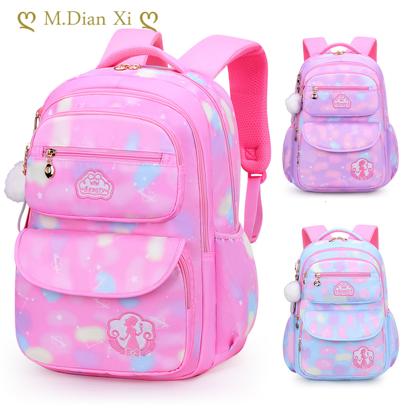 

Backpacks Cute Girls School Bags Children Primary Backpack Satchel Kids Book Bag Princess bag Mochila Infantil 2 Szies 230217, 24-y