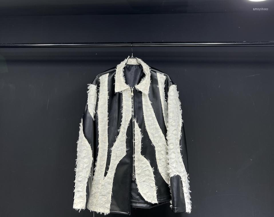 

Men's Jackets T11683 Fashion Men's Coats & 2023 Runway Luxury European Design Party Style Clothing, Picture shown