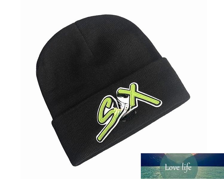 

High-end Knitted Hats Wave Cap Letter Embroidery Bend Fashion Skullcap Caps Male Hip Hop Travel Punk