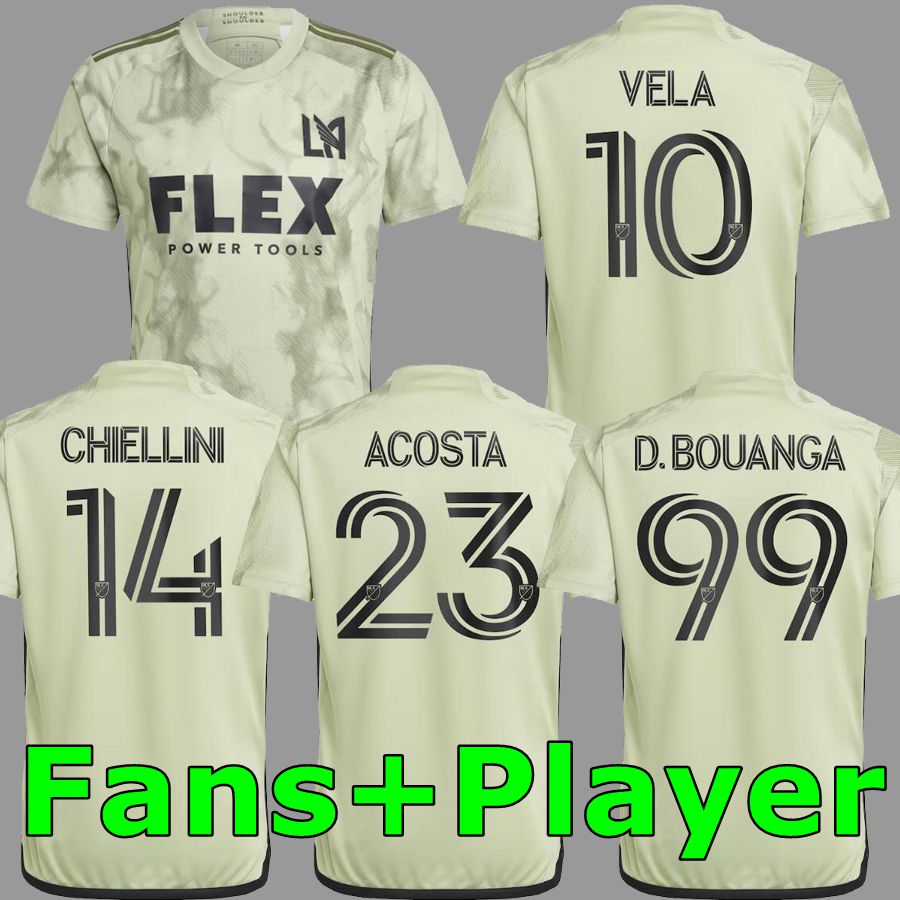 

Fan and Player Version 23 24 LAFC soccer jerseys 2023 2024 VELA CHIELLINI ACOSTA D.BOUANGA KAYE ROSSI Los Angeles FC Football Jersey, 23 24 fans jersey