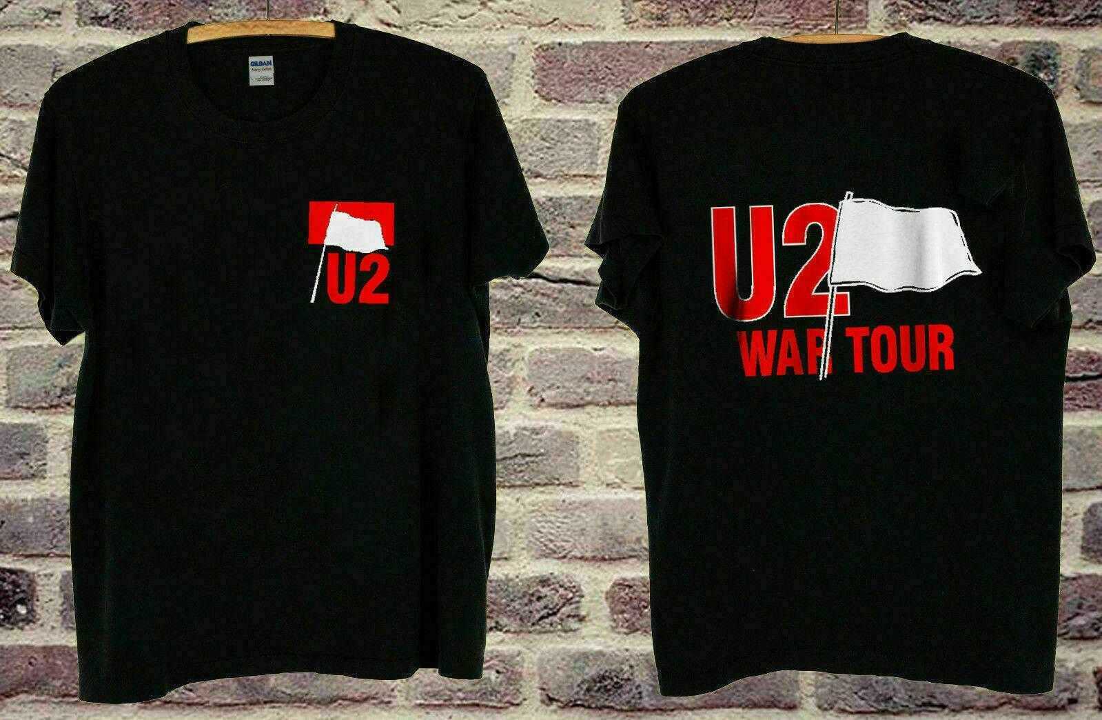 

Men' T-Shirts U2 War Tour Concert 1983 T Shirt USA Size -5XL L230217, Purple