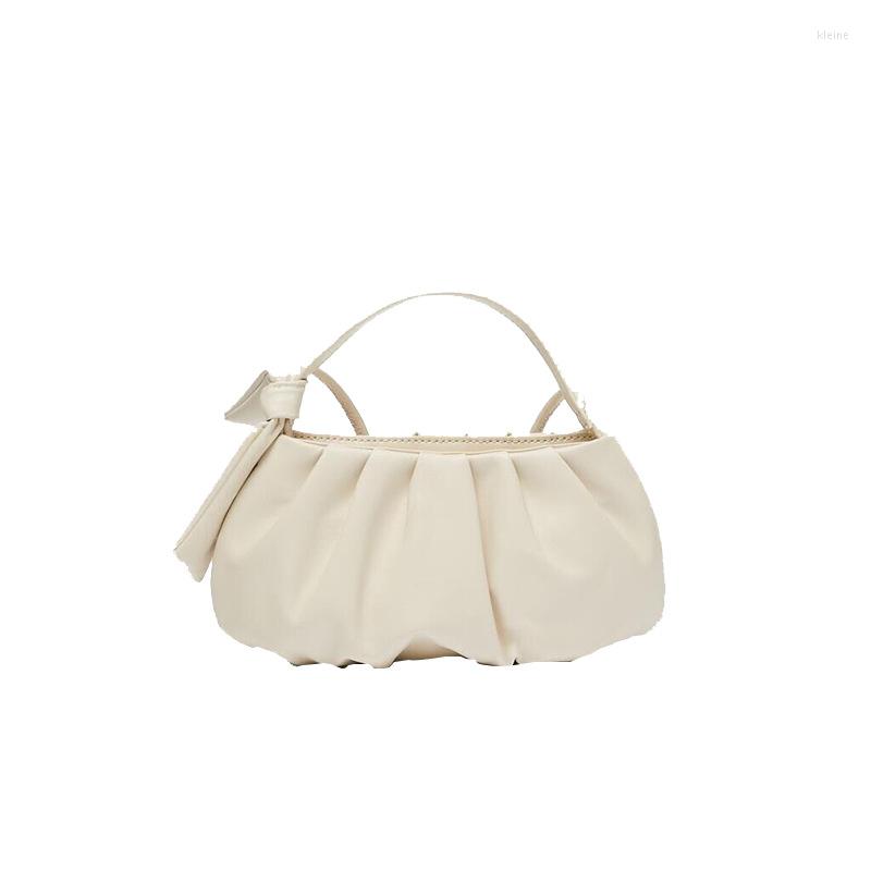 

Evening Bags Women's Bag Bow Pleated Cloud Mini Cross-body Shoulder, L2