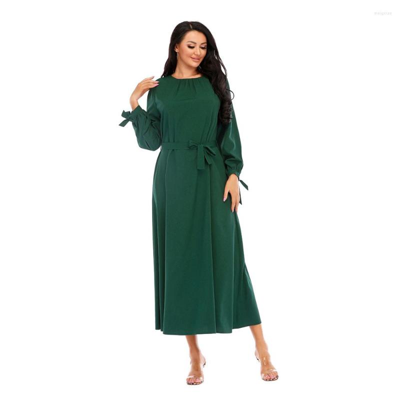 

Ethnic Clothing Musulmane Abaya Dubai Kaftan Turkey Islamic Robe Longue Femme Muslim Long Dress Plus Size Dresses For Women Vestidos Ropa