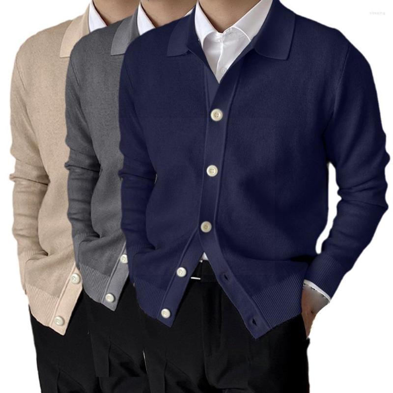 

Men's Sweaters Winter Sweater Men Clothing Cardigan Single-breasted Knitting Knit Korean Fashion Casual Coats Style W4N1