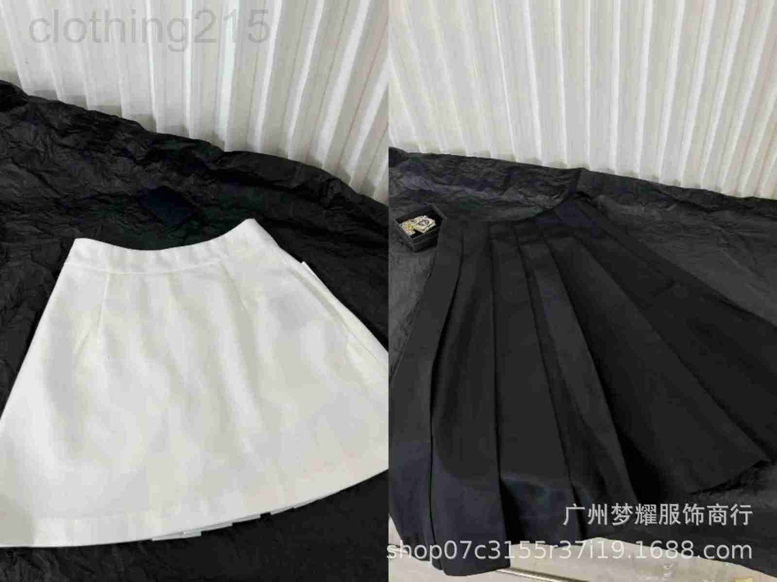 

Skirts&Skorts Designer Pleated skirt women' spring and summer jk white home new Korean high-waisted a-line autumn winter large plaid 83YA
