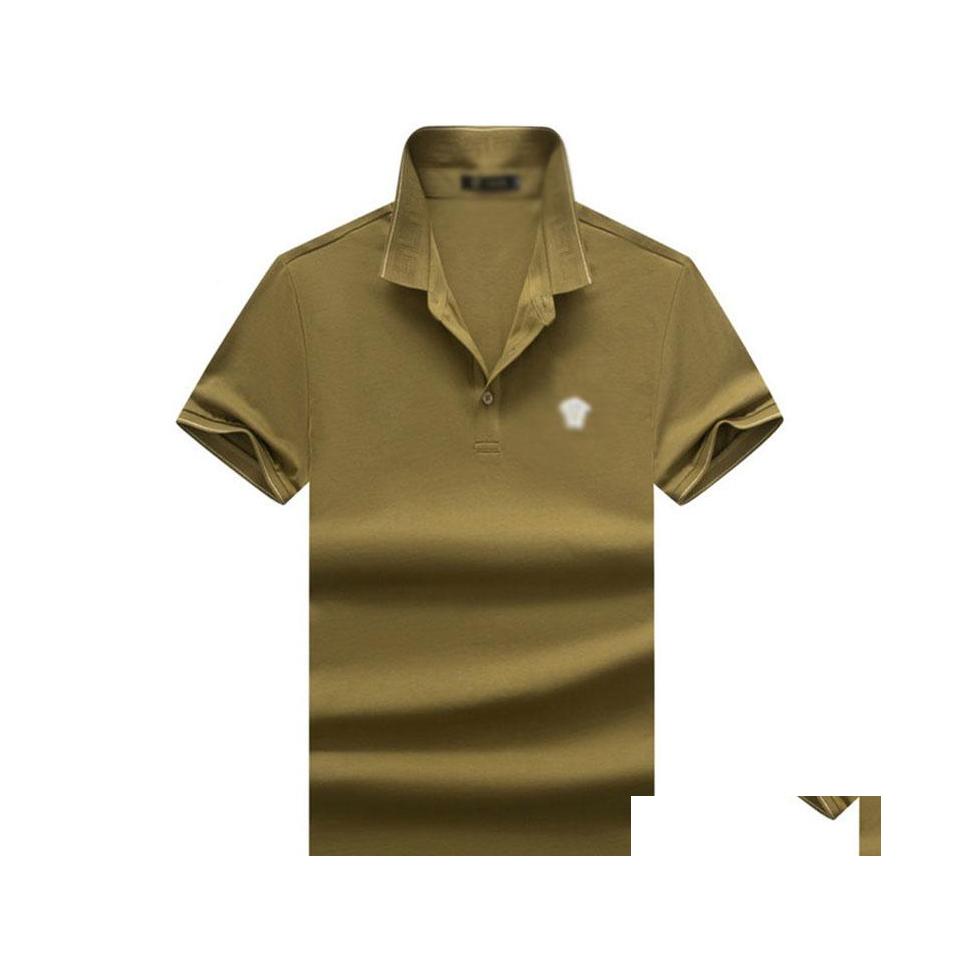 

Men'S Polos High Quality Summer Mens Casual Shirts Italian Fashion Tshirts Solid Color Lapel Short Sleeve Tops Size M3Xl Drop Delive Dhmiw, Customize