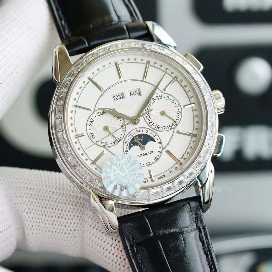 

PPF Factory Watch Leather strap 41mm Folding Buckle 316L Fine steel Sapphire glass mirror, Customize