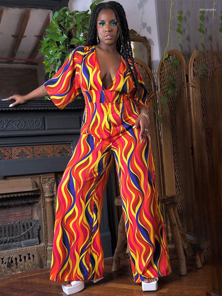 

Pants Jumpsuit Women Elegance Summer Romper Short Sleeve Jumpsuits Wide Leg Pant Lady Plus Size Wholesale Bulk Drop, Red