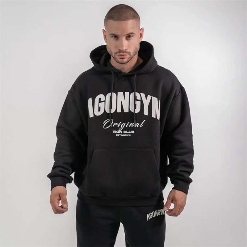 

Mens Hoodies Sweatshirts Winter Fleece Warm Cotton Men Letter Print Streetwear Male Hip Hop Hoodie Pullover Hooded Oversize S3XL 230216, Black white