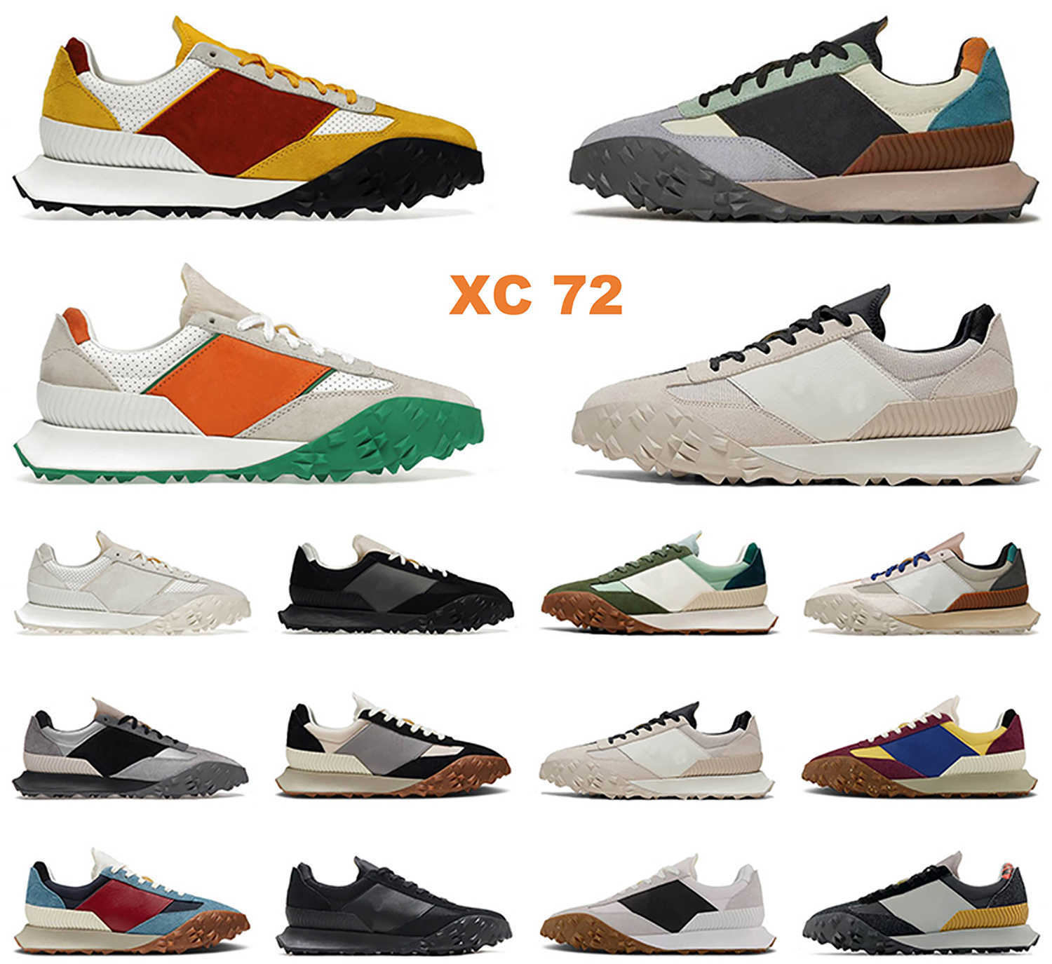 

Designer shoes XC 72 Men Women sneakers Running Shoes Orange Green Red Gold Black Moonbeam Spring Tide Burgundy outdoor sports Trainer, Dry sage