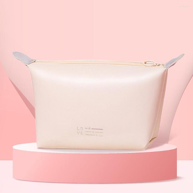 

Cosmetic Storage Bag Multipurpose Toiletry Organizer Large Capacity Waterproof With Zipper Portable For Travel Supplies