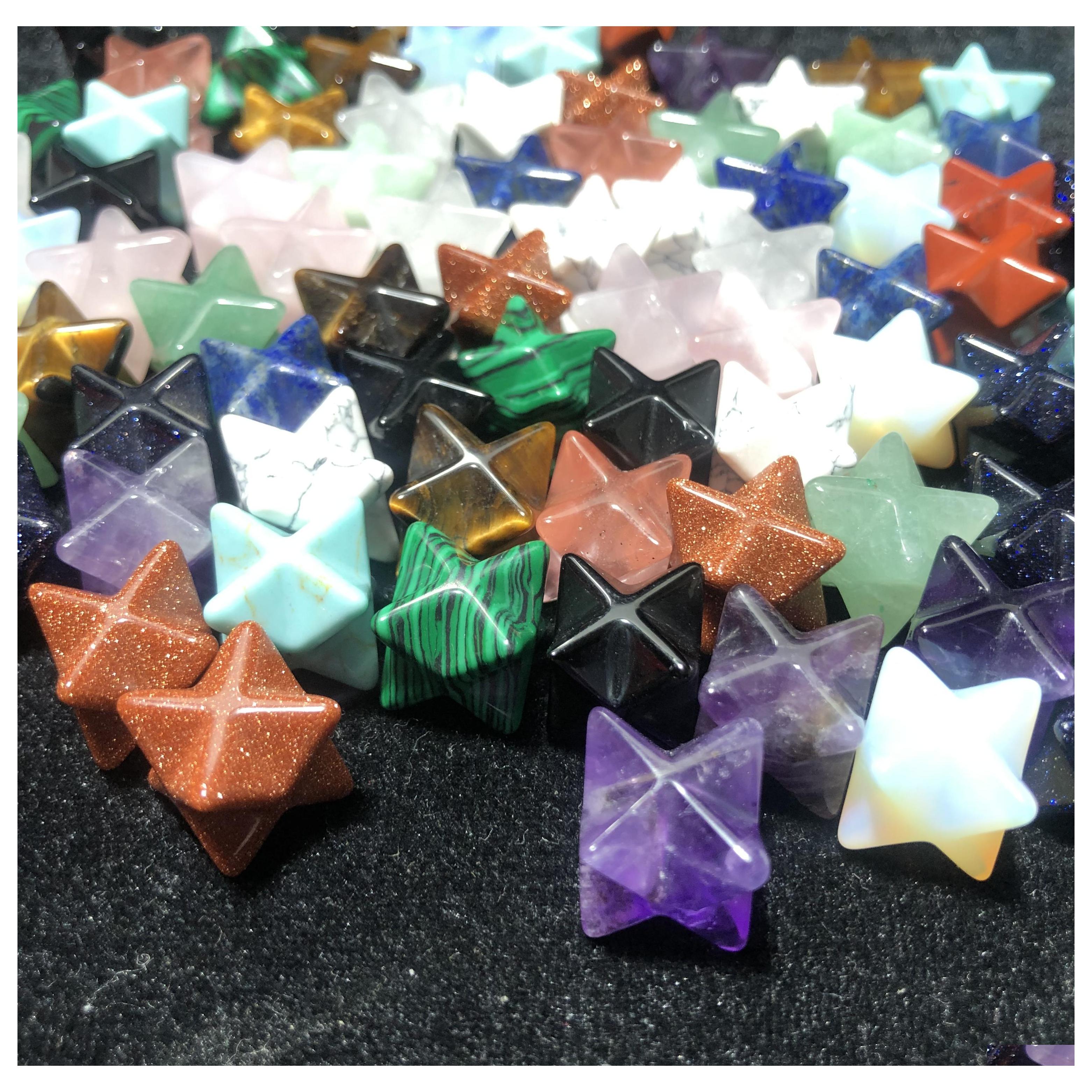 

Stone Mini Merkaba Hexagram Star Qaurtz Chakra Crafts Energy Healing Reiki Crystal Hand Play Home Decoration Handicraft Vipjewel Dro Dhfoj