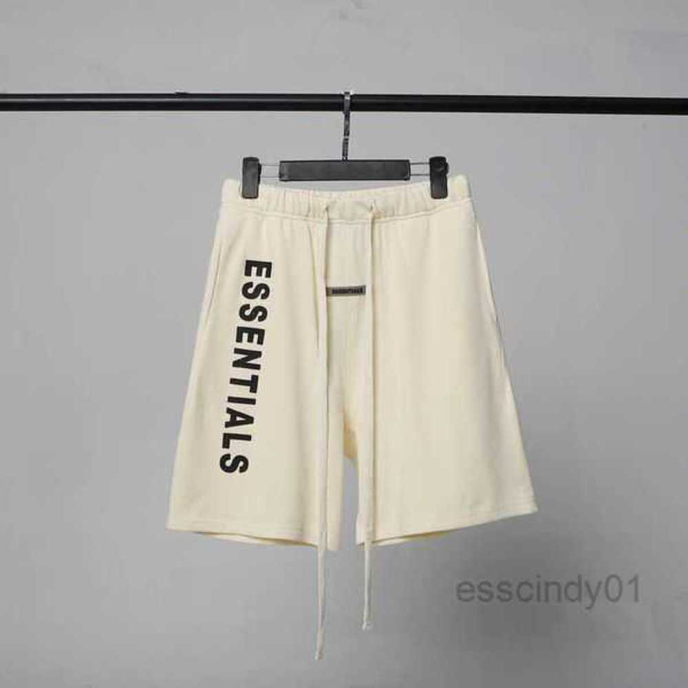 

Men' and Women' High Street Brand Ess Shorts Gaojiechao Double Thread Embossed Three Dimensional Letter Printing Quality 4u5eqbkb, White