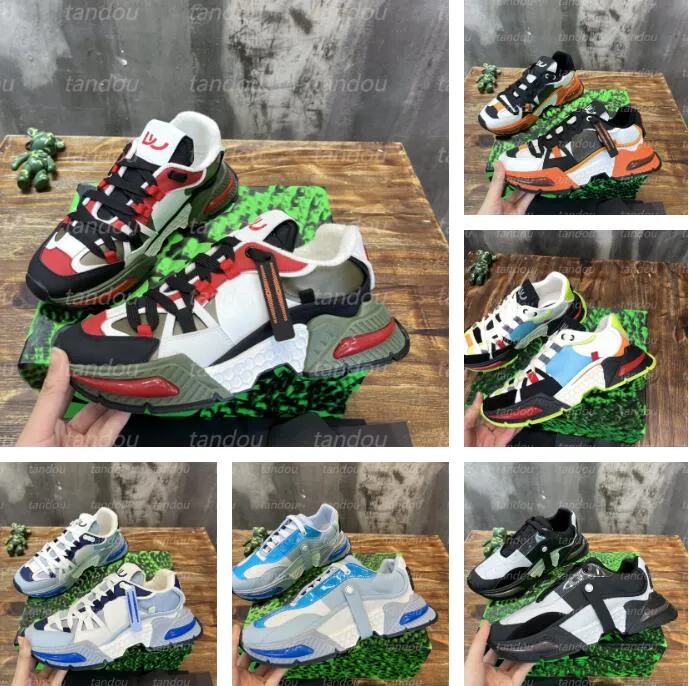 

With Box Airmaster Sneakers Space Sneaker Designer Explosion Models Casual Shoes Stitching Material 3M Reflective Leather Dad Chunky Sho yfC, Color 9