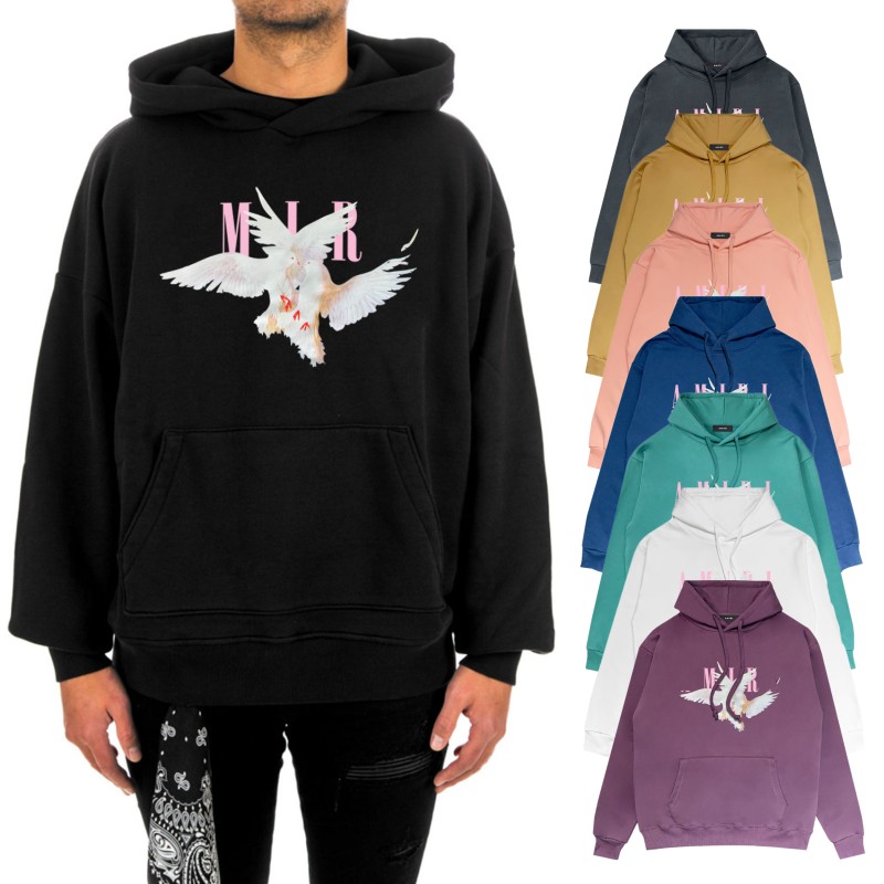 

Mens Hoodies pigeon Letter Print AM Hoodie pullover Hip Hop sweatshirt Men Women autumn Sweatshirts Jumpers XXL, Color1