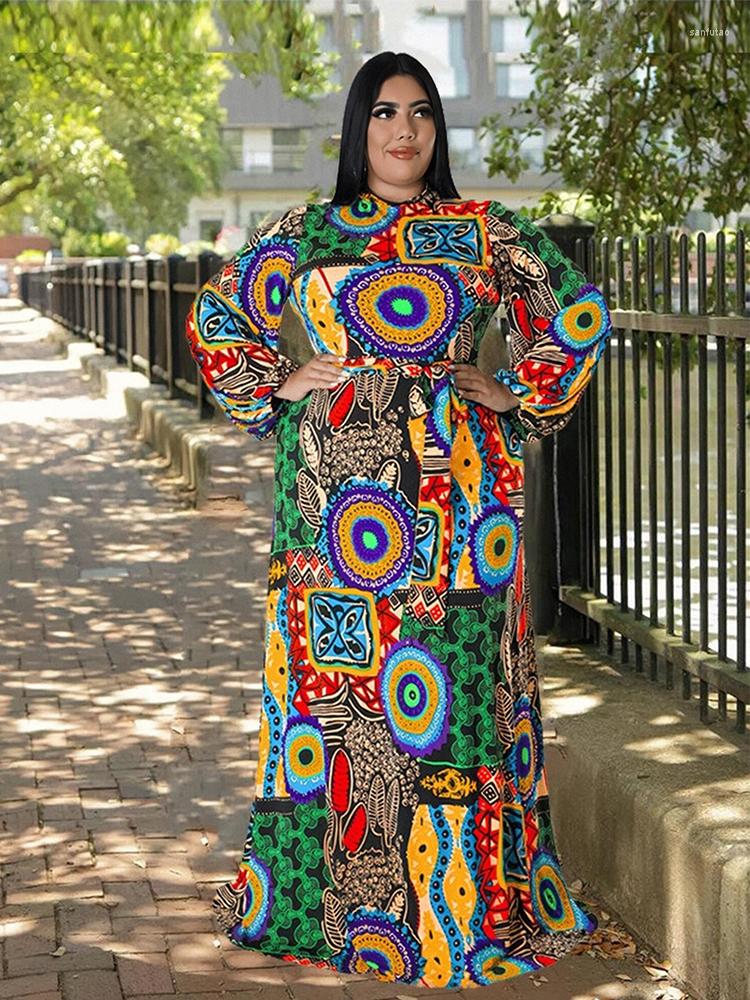 

Plus Size Dresses Elegant Casual Women Fashion Lady Maxi Dress Long Sleeve Bohemian Wholesale Bulk Drop, Black