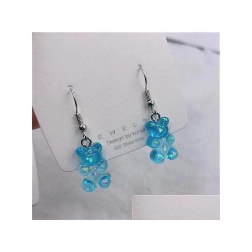

Dangle Chandelier Simple Cute Colorf Acrylic Animal Bear Earrings For Girls Women Children Birthday Gift Lovely Jewelry Gc1026 Dro Dh85D