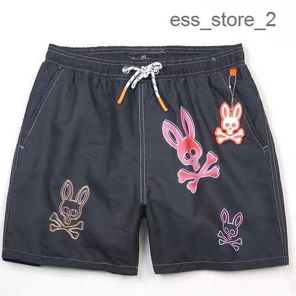 

Mens Fashion Beach Pants Skull Rabbit Psycho Bunny Surf Shorts Quick Dry European and American Style 3 4O6R, Customize