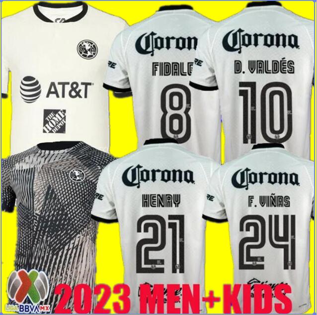 

2023 2024 Liga MX Club America Soccer Jerseys third R.MARTINEZ D.VALDES G.OCHOA FIDALGO Henry home away 3rd PRE MATCH 23 24 football men women kids kits shirt fans player