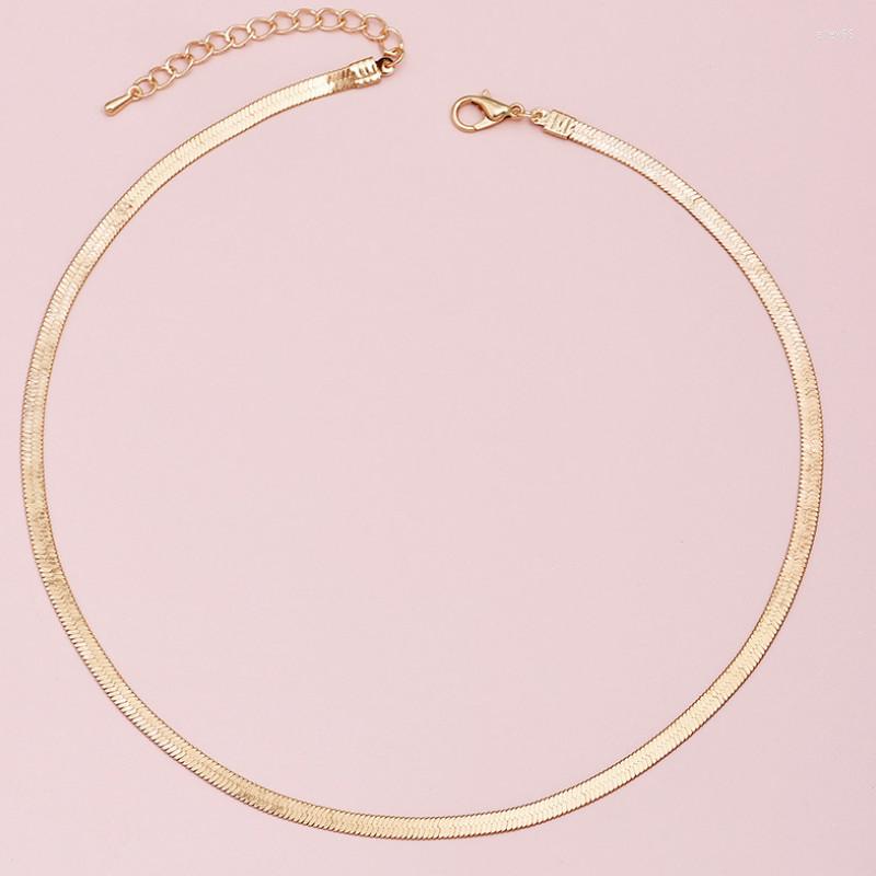 

Chains Creative Golden Chain Necklace Gift Punk Jewelry For Women
