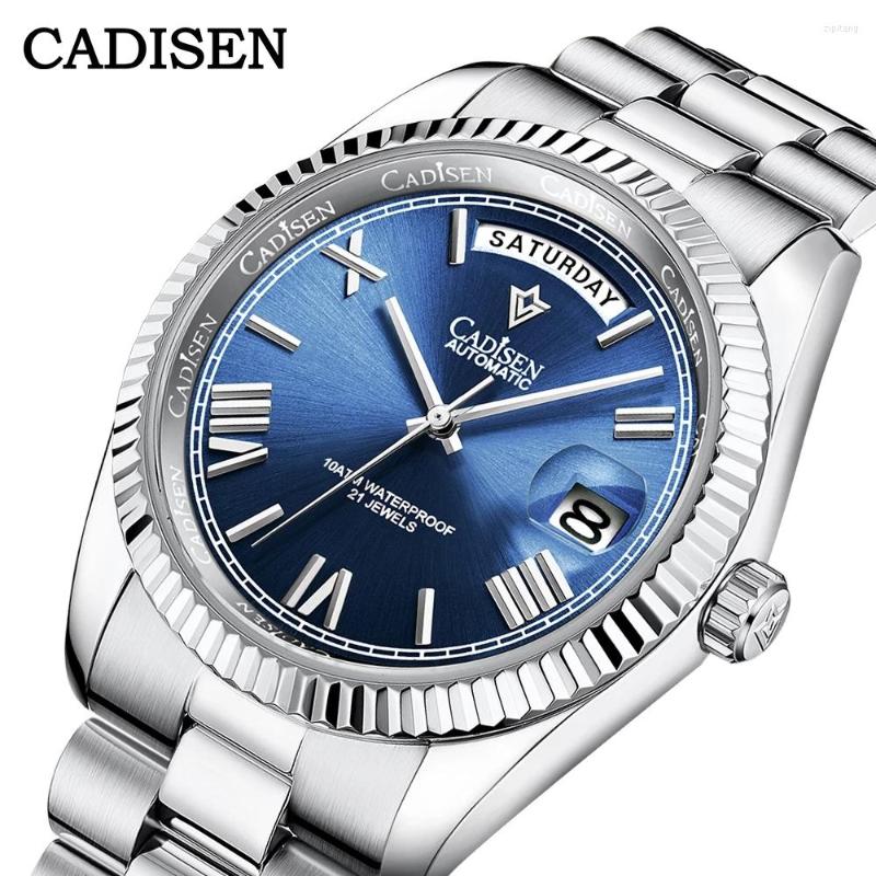 Wristwatches 2023 CADISEN DESIGN Men&#39;s Watches Diving Mechanical Watch For Men Automatic Top Wrist Reloj Hombre-image-842676215