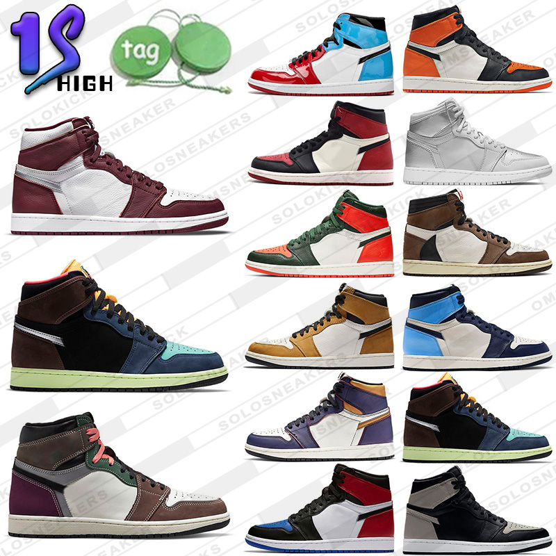 

1 2023 Jumpman 1s Basketball Shoes Off Mens Womens Mid High Dark Mocha Chicago Obsidian UNC White Green Outdoor Sports Sneakers OMstore