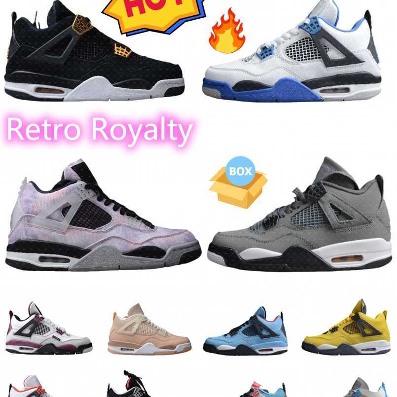 

Designer sneakers Royalty Military jumpman 4s basketballs shoes for mens womens Multiple Sizes casual shoe Plate-forme men trainers sports sneakersRLMN, #1
