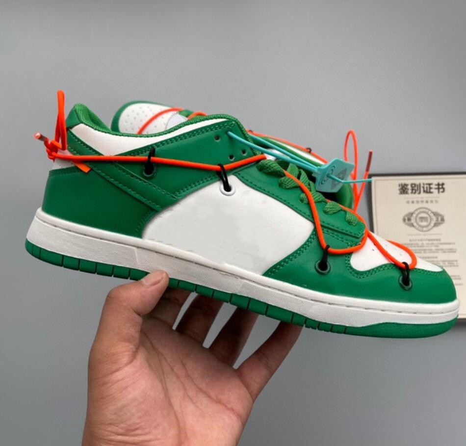 

Designer Shoes Fashion OW Men Women Casual Flats Sneakers Blue Black Green Lace-Up Outdoor Comfortable Skateboard Sports Trainers 36-44