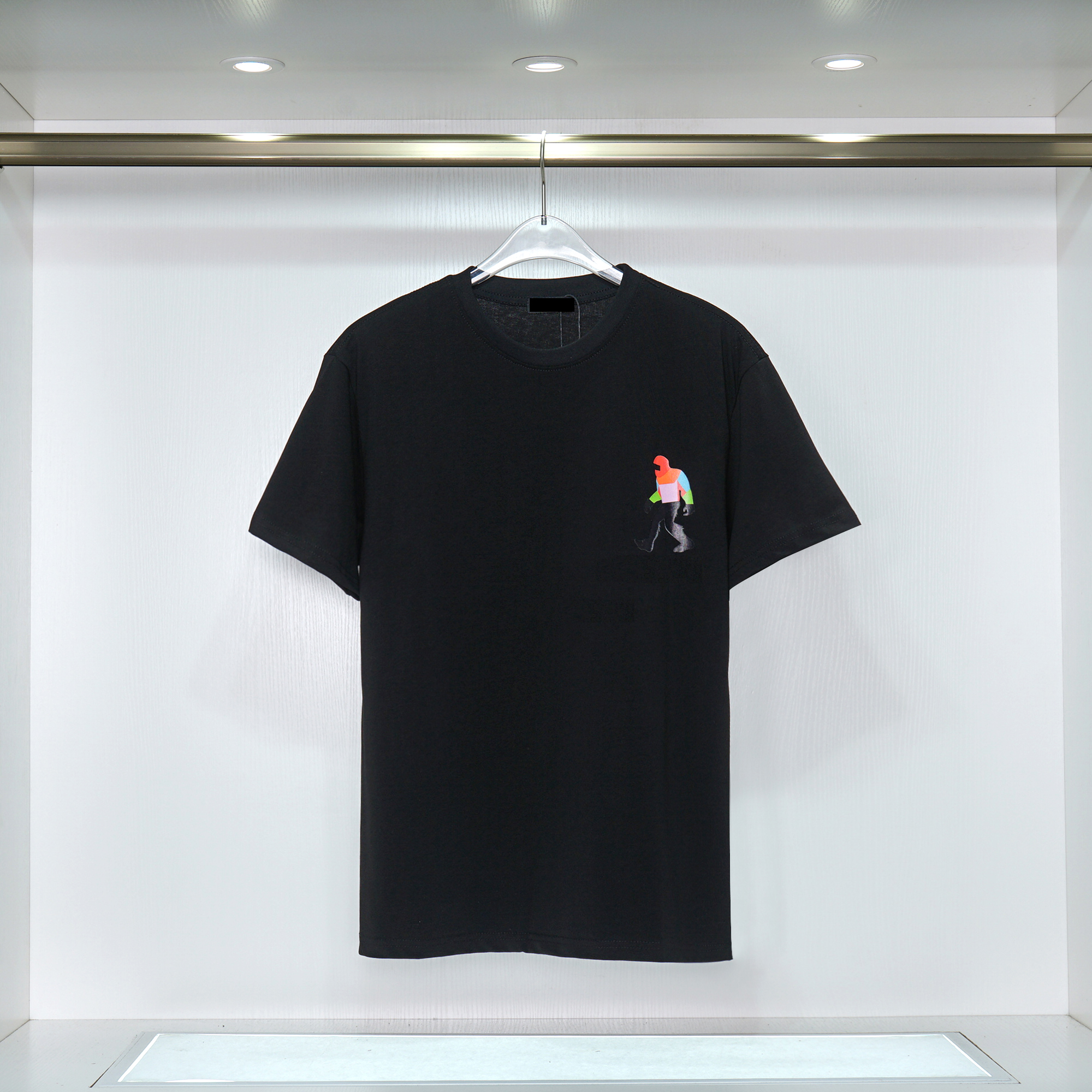 2023 men's T-shirts tide brand angel letters direct jet printing designer short sleeve T-shirt palm tree online celebrity women's youth sp