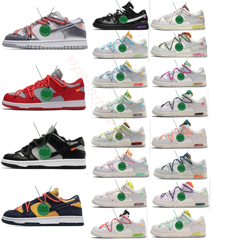 

New Designer Ow Mens Womens Shoes Running Sports No.1-50 Lot the Offs White Sb Dunks Low Skate University Blue Fragment Skate Platform Shoe size US 11 45, Color#2