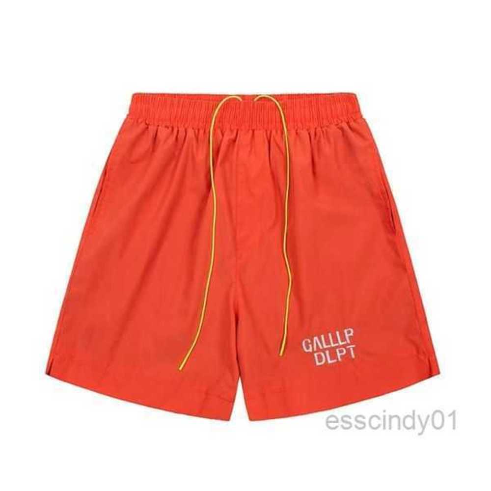 

Men' Shorts American Fashion Brand Galleryes Depts Hand-painted Splash Printing Pure Cotton Terry Fog High Street 5-point Casual8o6l