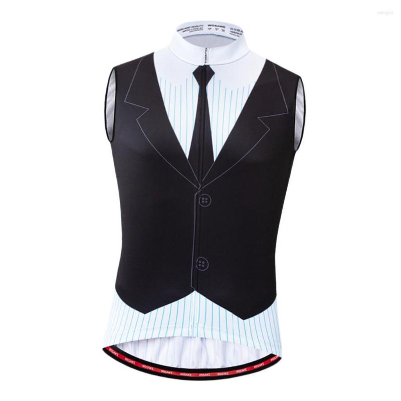 

Racing Jackets Men's High Visibility Cycling Jersry Runing Sleeveless Reflective Gilet Bike Clothing Jacket, Picture shown